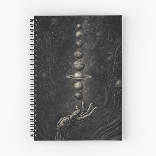 Item preview, Cosmic Alignment – Dark Biomechanical Poster | Sci-fi wall art designed and sold by MrsMirabilis.