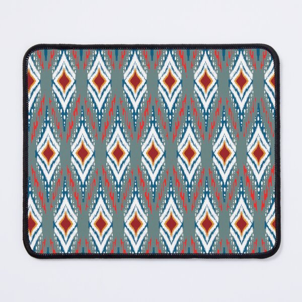 Item preview, Navy blue and white floral lattice pattern designed and sold by AdesignbyG.