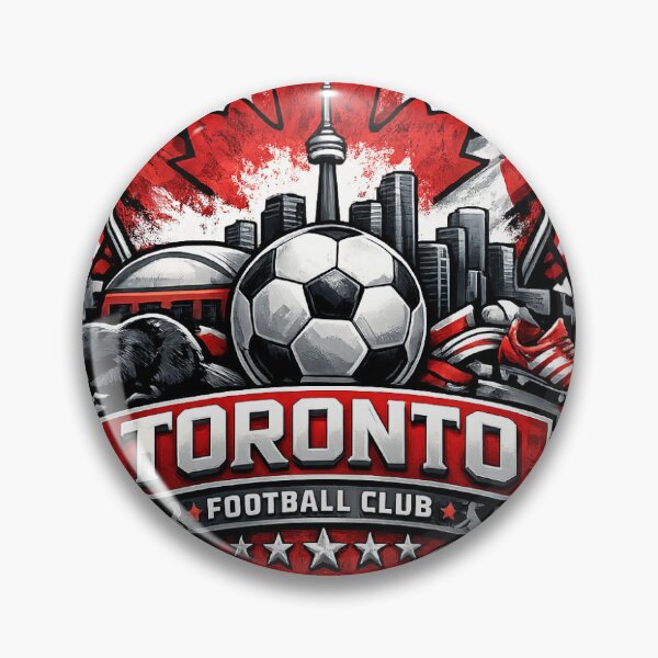 Item preview, Toronto Soccer Design Canada Football Graphic Shirt Maple Leaf Toronto Skyline Fan Art Sports Tee Gift for Soccer Fans designed and sold by GarnerSupplyCo.