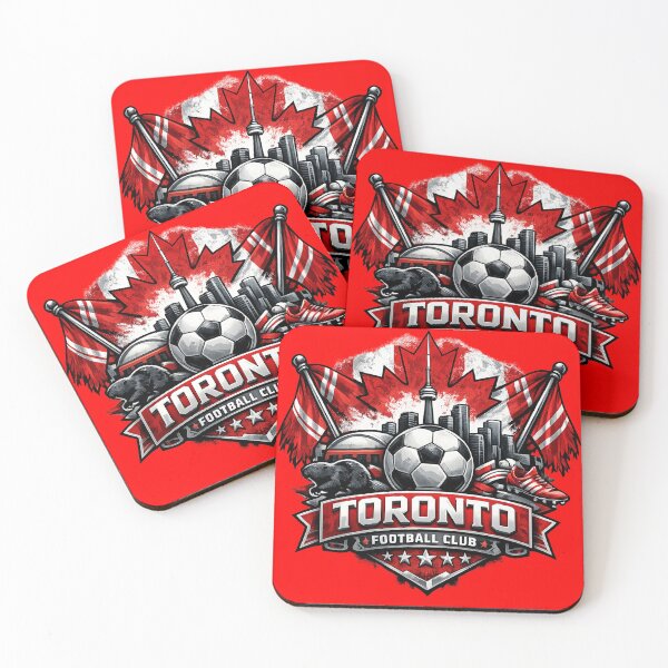 Item preview, Toronto Soccer Design Canada Football Graphic Shirt Maple Leaf Toronto Skyline Fan Art Sports Tee Gift for Soccer Fans designed and sold by GarnerSupplyCo.