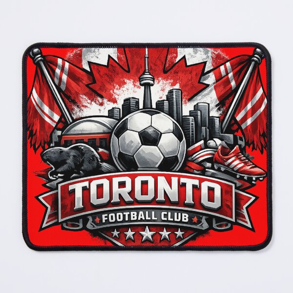 Item preview, Toronto Soccer Design Canada Football Graphic Shirt Maple Leaf Toronto Skyline Fan Art Sports Tee Gift for Soccer Fans designed and sold by GarnerSupplyCo.