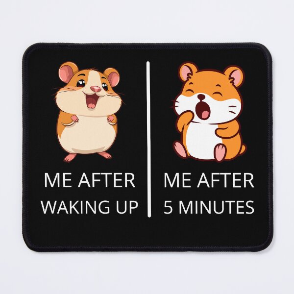 Item preview, Funny Sleepy Hamster Gifts For Everyone designed and sold by ZubekStudio.