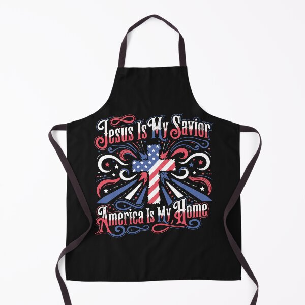 Item preview, Jesus Is My Savior America is My Home designed and sold by TeezTales.