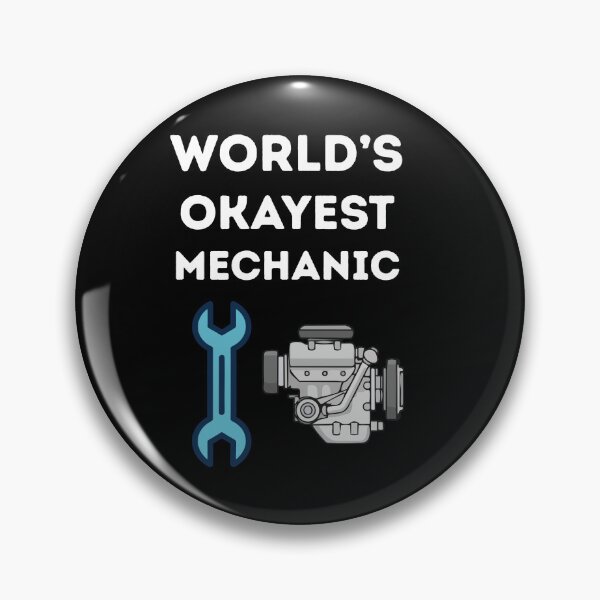 Item preview, World's Okayest Mechanic Gifts Idea For Everyone designed and sold by ZubekStudio.
