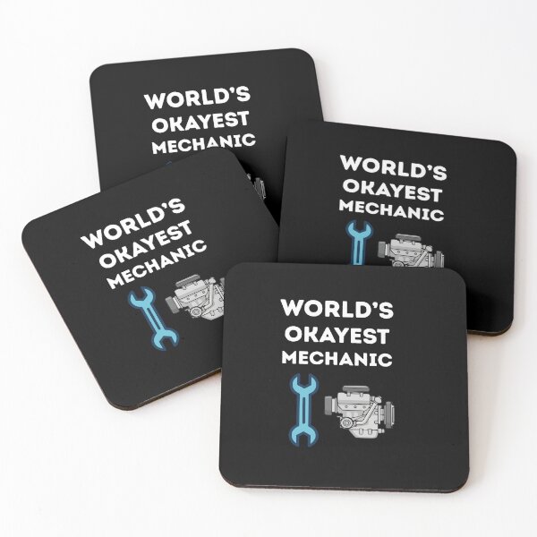 Item preview, World's Okayest Mechanic Gifts Idea For Everyone designed and sold by ZubekStudio.