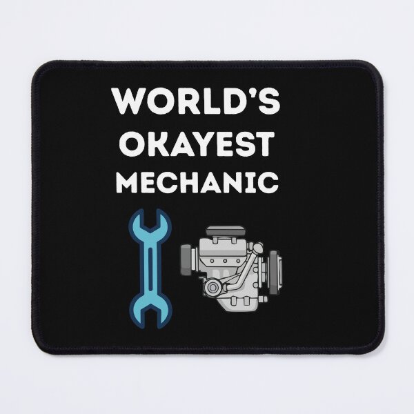 Item preview, World's Okayest Mechanic Gifts Idea For Everyone designed and sold by ZubekStudio.