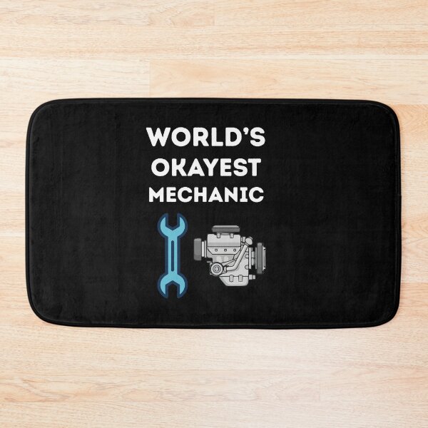 Item preview, World's Okayest Mechanic Gifts Idea For Everyone designed and sold by ZubekStudio.