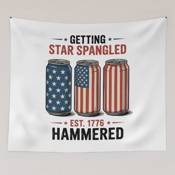 Item preview, Getting Star Spangled Hammered 4th Of July designed and sold by papertaless.
