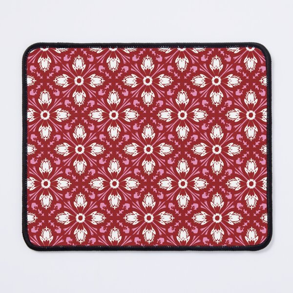 Item preview, Teal and terracotta ikat diamond pattern designed and sold by AdesignbyG.