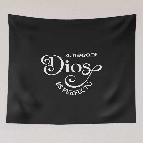 Item preview, El Tiempo De Dios Es Perfecto Cita de fe cristiana española Regalo religioso designed and sold by kiralynstration.