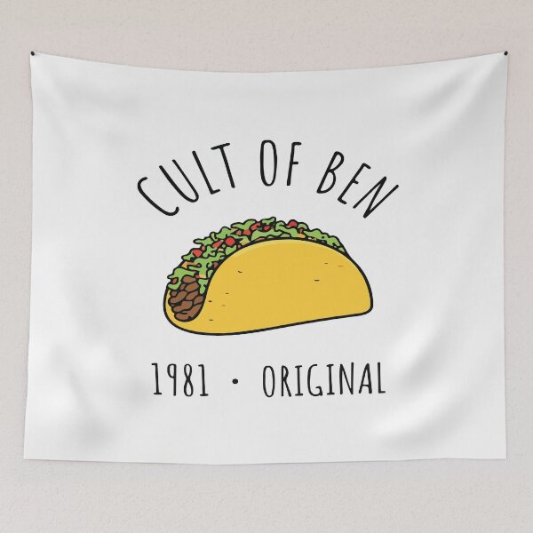 Item preview, Cult of Ben Taco King Funny Taco Lover Birthday 1981 Personalized Gift designed and sold by kiralynstration.