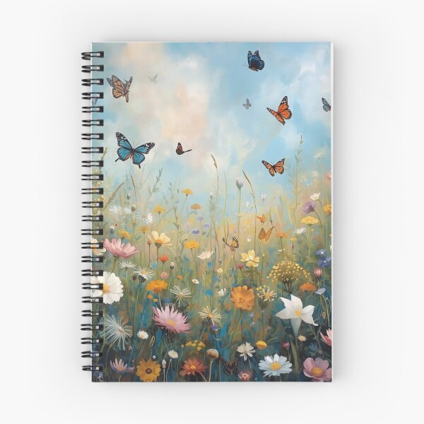 Item preview, A beautiful meadow with butterflies, an idyllic picture or rather surreal?  designed and sold by Knock on my door.