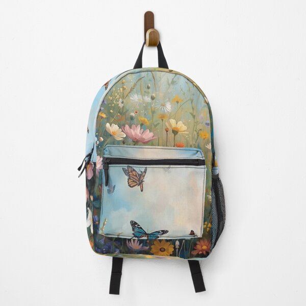 Item preview, A beautiful meadow with butterflies, an idyllic picture or rather surreal? designed and sold by Knock on my door.