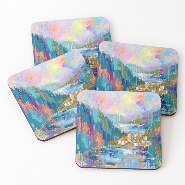 Item preview, Glendalough Abstract Landscape Painting designed and sold by Printpix.