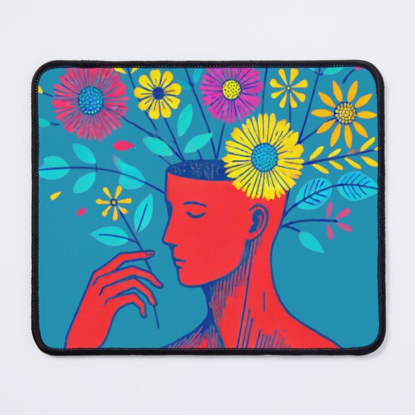 Item preview, Floral Mind Growth Illustration designed and sold by SoftRedMood.