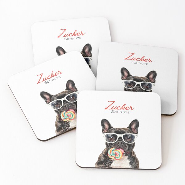 Item preview, French Bulldog with a colorful lollipop designed and sold by SophiesDesign27.