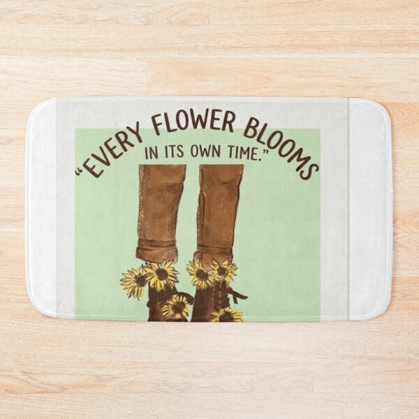 Item preview, Every Flower Blooms in Its Own Time – Aesthetic Sunflower Boots Illustration designed and sold by RushVibeWear.