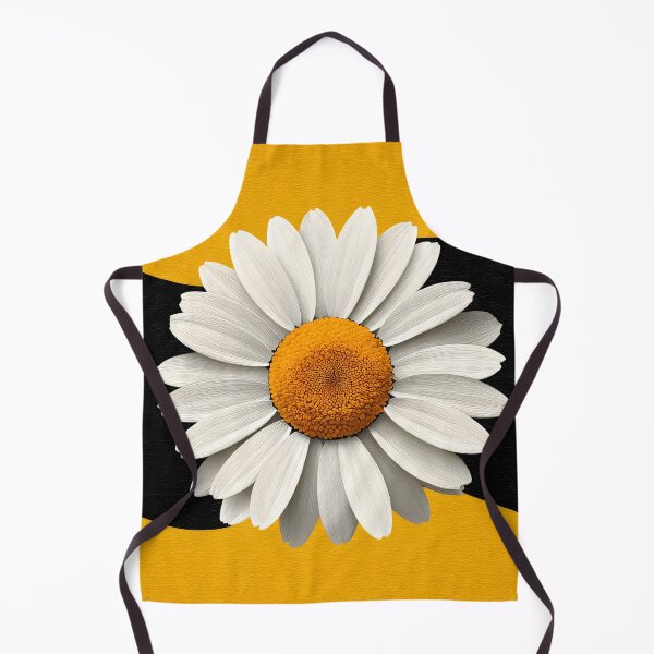 Item preview, Bold Orange and Black Daisy Centered Floral Contrast Modern Design designed and sold by daila70.