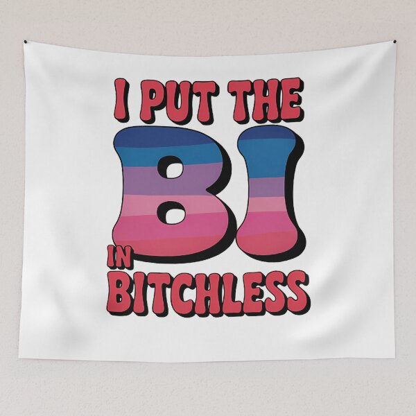 Item preview, I Put The Bi In Bitchless Bisexual Pride Flag LGBT designed and sold by papertaless.