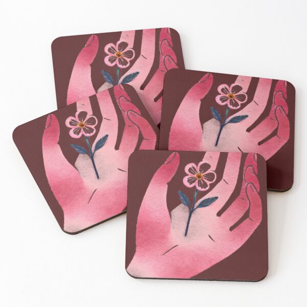 Item preview, Delicate Hand With Flower designed and sold by SoftRedMood.