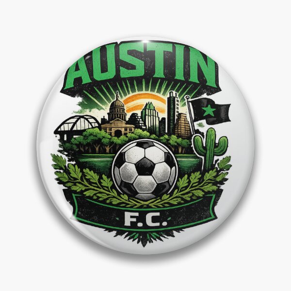 Item preview, Austin Soccer Design Texas Football City Skyline Graphic Austin FC Style Sports Fan Shirt Gift for Soccer Lovers designed and sold by GarnerSupplyCo.