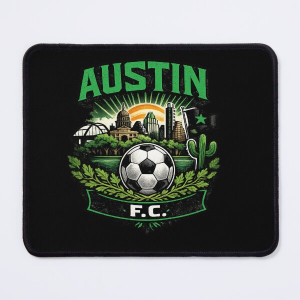 Item preview, Austin Soccer Design Texas Football City Skyline Graphic Austin FC Style Sports Fan Shirt Gift for Soccer Lovers designed and sold by GarnerSupplyCo.