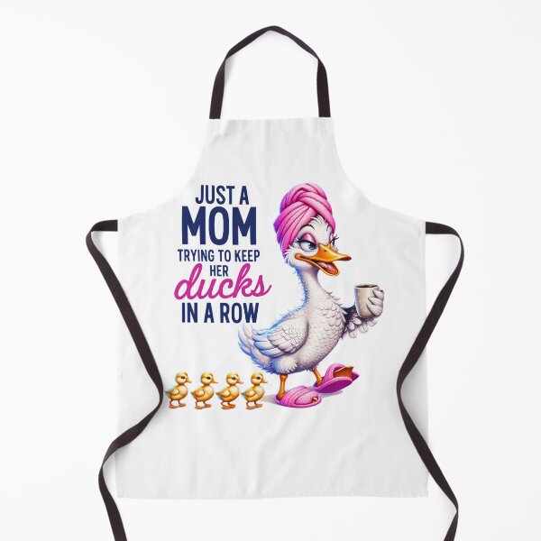 Item preview, Funny Mom Duck Pun Just a Mom Trying to Keep Her Ducks in a Row Cute Coffee Ducklings Design designed and sold by Ladys-Gents.