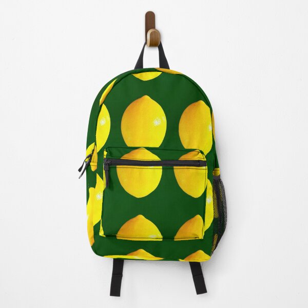 Item preview, Lemon on green background designed and sold by happytraveller1.