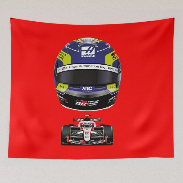 Item preview, Oliver Bearman 2026 Items - Formula 1 Oliver Bearman Racing Helmet designed and sold by Billers Art.