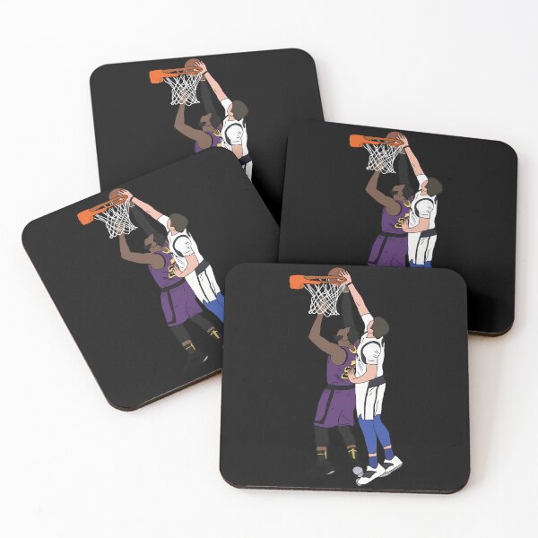 Item preview, Luka Doncic Blocks LeBron James  designed and sold by ViraleFrame.