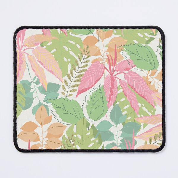 Item preview, Pastel leaves pattern designed and sold by Aquarius8.