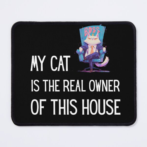 Item preview, The Real Boss: CEO Cat Managing The House Gifts Idea designed and sold by ZubekStudio.