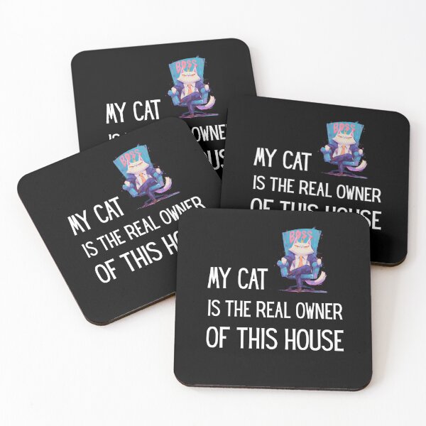 Item preview, The Real Boss: CEO Cat Managing The House Gifts Idea designed and sold by Jacob Zubek.