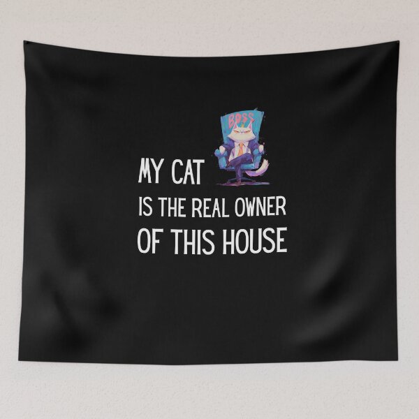 Item preview, The Real Boss: CEO Cat Managing The House Gifts Idea designed and sold by ZubekStudio.