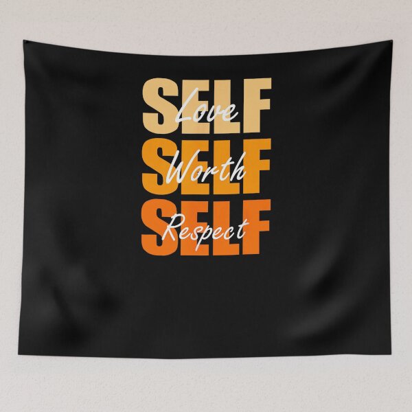 Item preview, Self Love Self Worth Self Respect Motivational Quote Positive Affirmation designed and sold by alber-garnell.