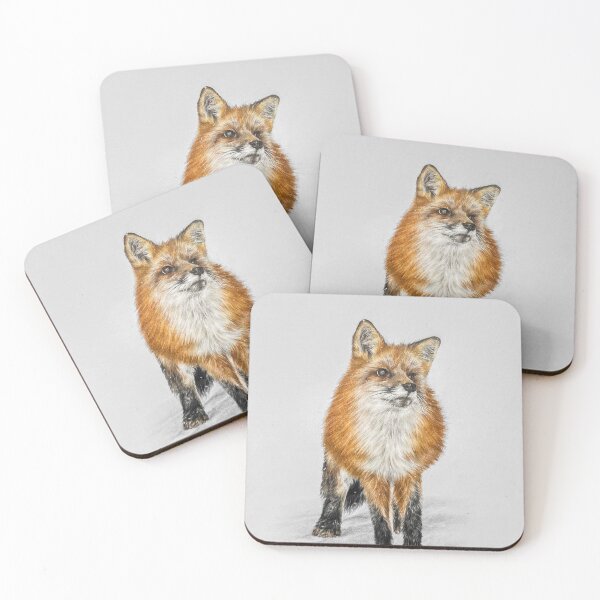 Item preview, Snowy Fox - Forest Friends Collection designed and sold by KyteFineart.