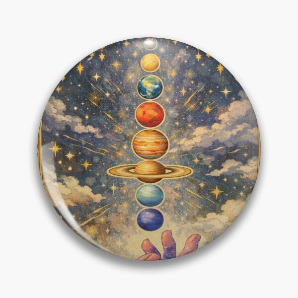 Artikelvorschau, Cosmic Alignment – Art Nouveau Poster | Celestial Wall Art entworfen und verkauft von MrsMirabilis.