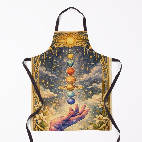 Artikelvorschau, Cosmic Alignment – Art Nouveau Poster | Celestial Wall Art entworfen und verkauft von MrsMirabilis.