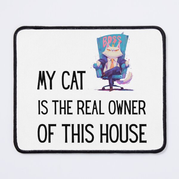 Item preview, The Real Boss: CEO Cat Managing The House Gifts Idea designed and sold by ZubekStudio.