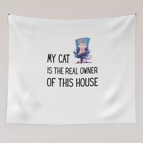 Item preview, The Real Boss: CEO Cat Managing The House Gifts Idea designed and sold by ZubekStudio.