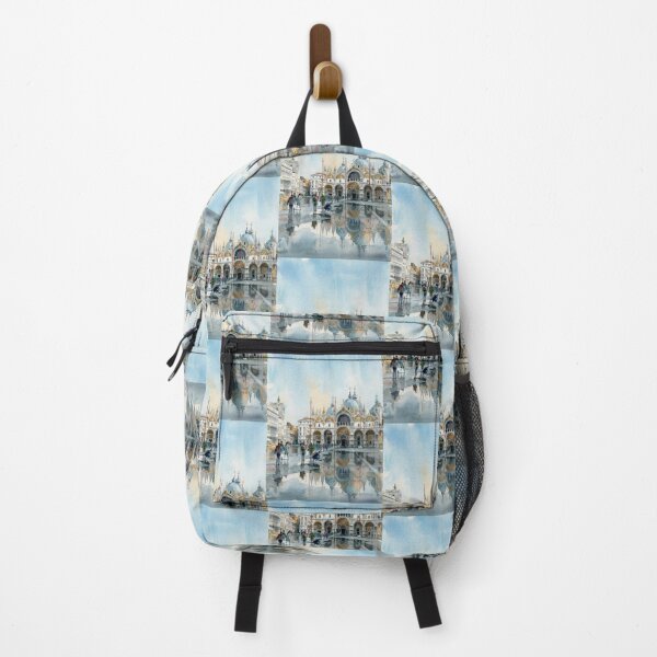 Item preview, Venice Basilica Reflections Watercolor designed and sold by caracatita75.