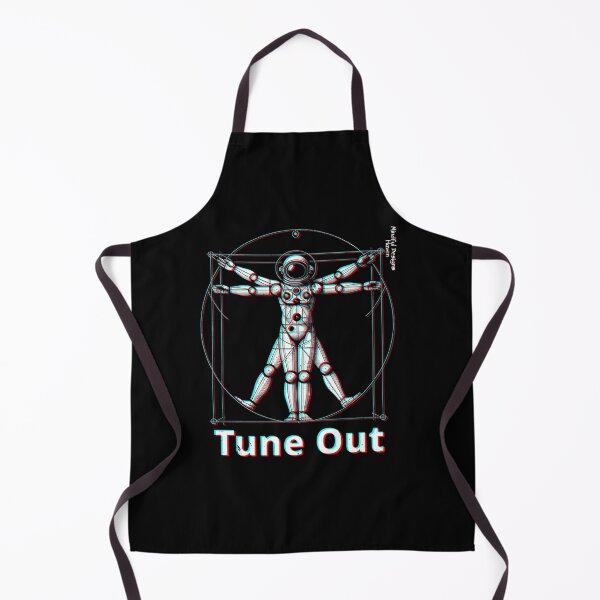 Item preview, Tune Out Vitruvian Spaceman Astronaut designed and sold by 420Lovers.