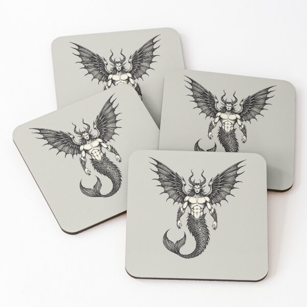 Item preview, Oceanic Crocell Demon Illustration designed and sold by taiche.
