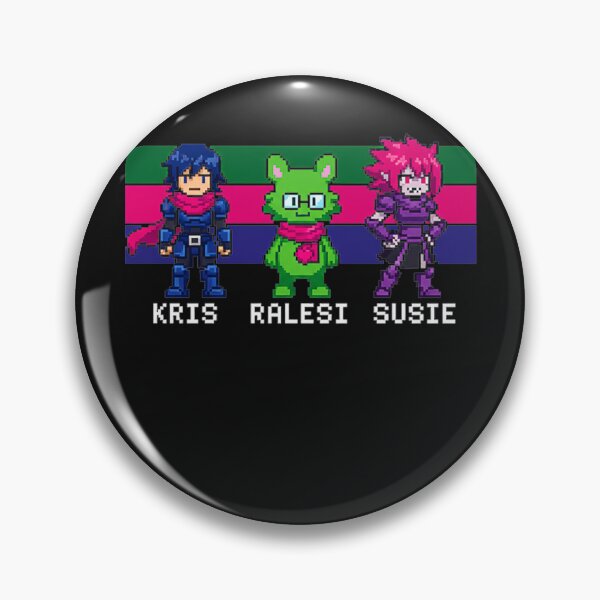 Item preview, Kris Ralesi Susie Deltarune Game Characters Fan designed and sold by FemmeForge.