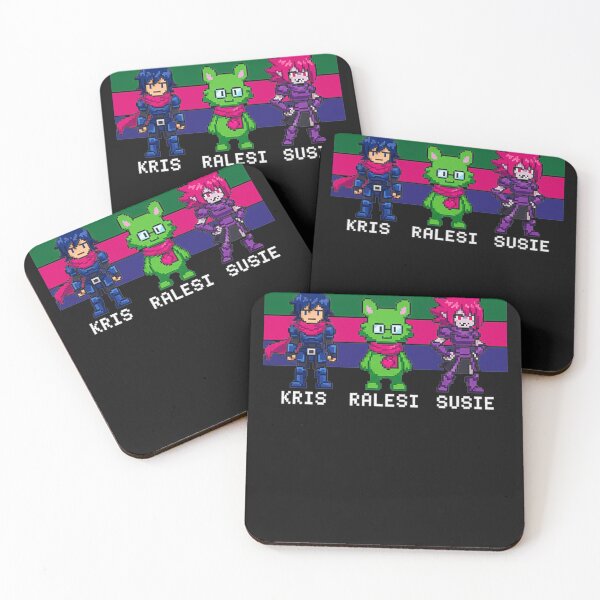 Item preview, Kris Ralesi Susie Deltarune Game Characters Fan designed and sold by FemmeForge.