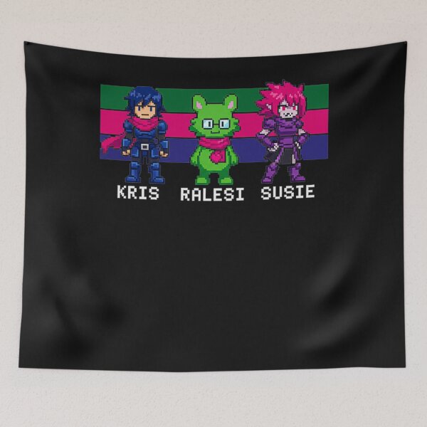 Item preview, Kris Ralesi Susie Deltarune Game Characters Fan designed and sold by FemmeForge.