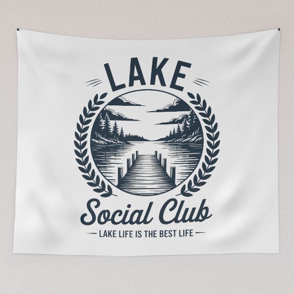 Item preview, Lake Social Club Lake Life is the Best Life Summer Vibes designed and sold by papertaless.