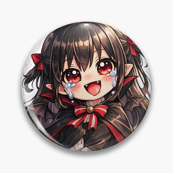 Item preview, Cute Vampire Anime Girl Sticker Kawaii Gothic Chibi Bat Spooky Aesthetic designed and sold by Art-Selling.