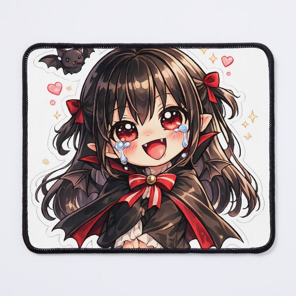 Item preview, Cute Vampire Anime Girl Sticker Kawaii Gothic Chibi Bat Spooky Aesthetic designed and sold by Art-Selling.