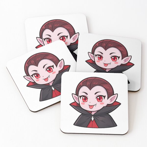 Item preview, Cute Vampire Cartoon Sticker Kawaii Dracula Chibi Spooky Halloween Aesthetic designed and sold by Art-Selling.